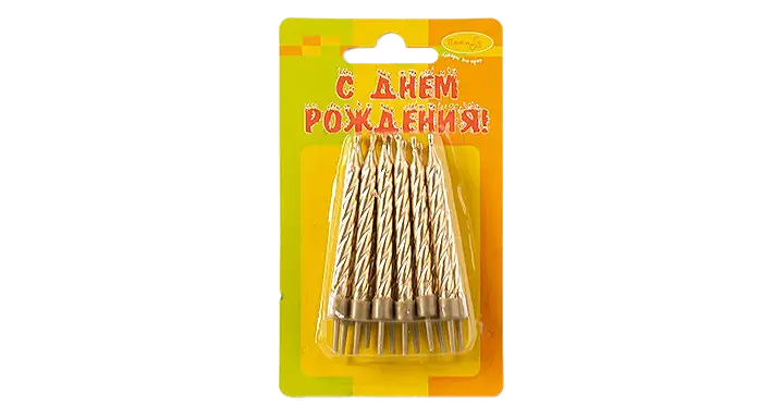 Праздничные свечи «С днем рождения»