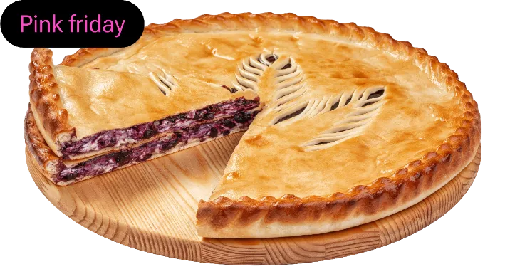 Сладкий пирог «Черника крем-чиз»