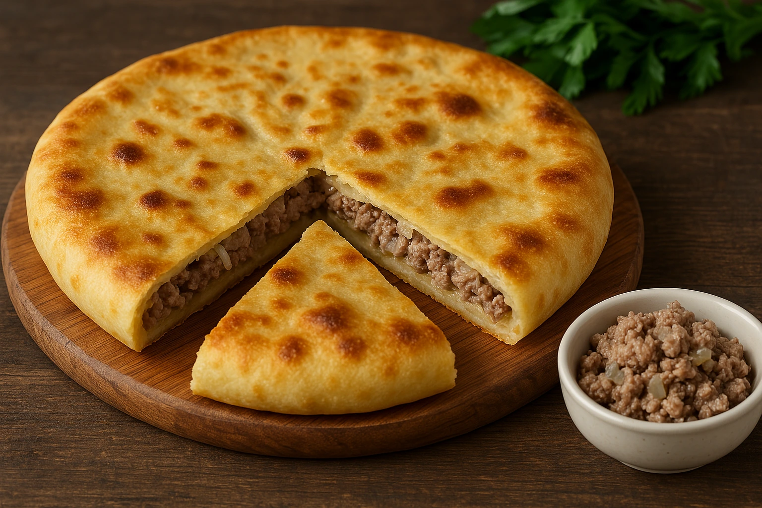 Осетинский пирог с мясом рецепт в духовке пошагово с фото — как приготовить классический пирог