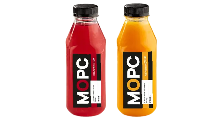 Клюквенный + облепиховый морсы