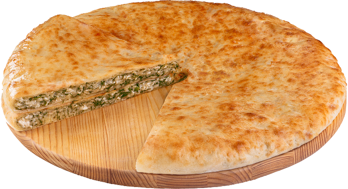 Фирменный пирог с курицей, сыром и укропом
