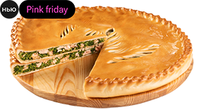 Фирменный пирог с лососем