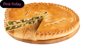 Фирменный пирог с лососем