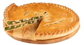 Фирменный пирог с лососем