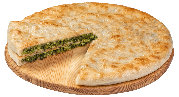 Осетинский пирог с сыром и шпинатом